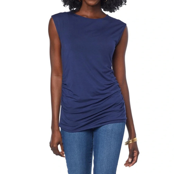 Ramy Brook Blue Erica Top Size Small - Picture 1 of 10